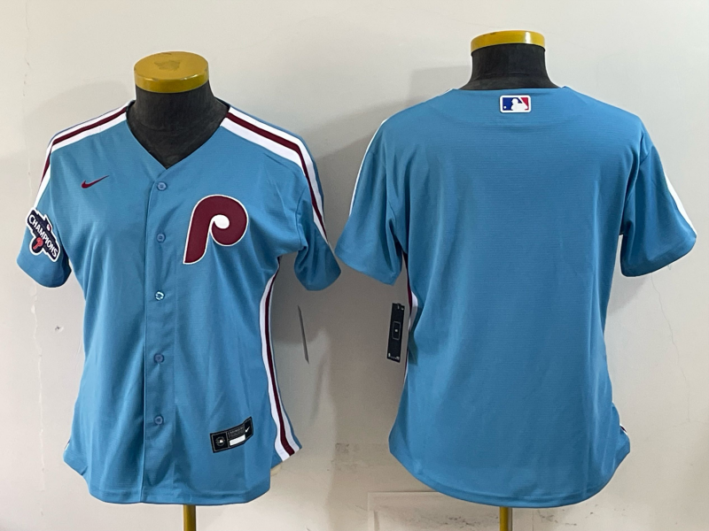 women 2026 Philadelphia Phillies blank blue Game Nike MLB Jersey 0521004